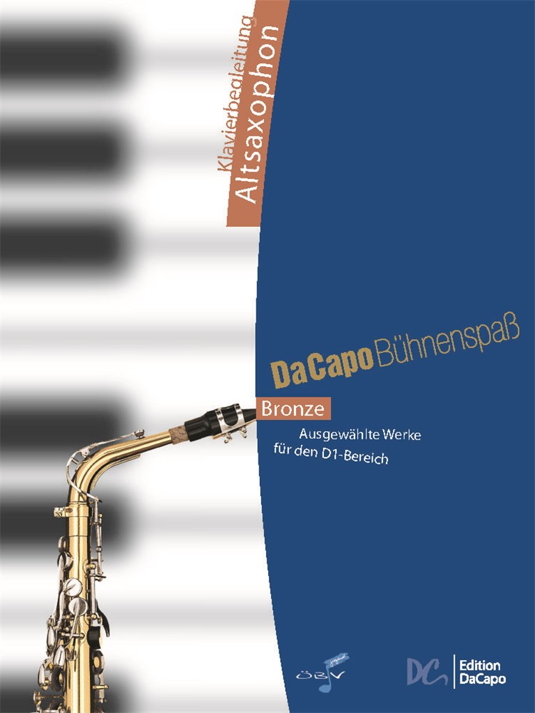 Da Capo Bühnenspaß Bronze - Klavierbegl Altsax